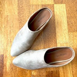 Suede Mules